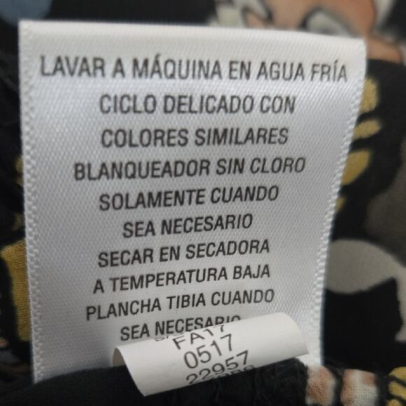 Charter Club‎ Floral Ruffle Hem Blouse – Size XXL - Picture 10 of 10